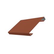 Ламель лицевая 150 жалюзи Texas 0,5 Satin с пленкой RAL 8004 терракота