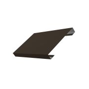 Ламель лицевая 150 жалюзи Texas 0,5 Quarzit Lite с пленкой RR 32 темно-коричневый