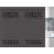 Delta-Therm Plus диффузионная термостойкая мембрана для металлических кровель с 2 зонами проклейки