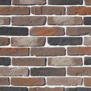 Рядовая плитка White Hills Тироль брик, тычок 394-61 с расшивкой 1,2 см