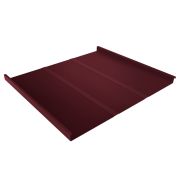 Фальц двойной стоячий Line Grand Line 0,5 Satin Matt с пленкой на замках RAL 3005 красное вино