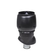Выход вытяжки XL 160х300х500 ИЗ черный с колпаком