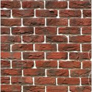 Рядовая плитка White Hills Бремен брик F305-70, красный, плоскостной, нормативная ширина шва 0,7 см.