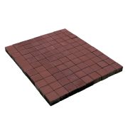 Плитка тротуарная Лувр Красный h60 100х100