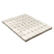 Плитка тротуарная Классико Белый h60 57х115 115х115 172х115