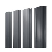 Штакетник Прямоугольный 0,5 Satin RAL 7024 мокрый асфальт