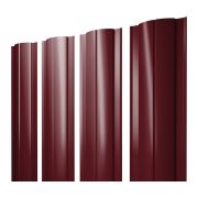 Штакетник Круглый 0,5 Satin Matt RAL 3005 красное вино
