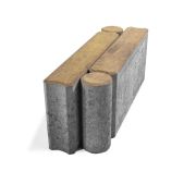 Бордюр шарнирный БРШ Colir Mix Прайд h200 500х78