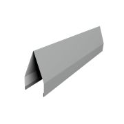 Ламель жалюзи Tokyo 0,45 PE с пленкой RAL 9006 бело-алюминиевый