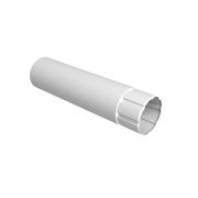 Труба круглая Ø90 Vortex Mix 1 м PE RAL 9003 сигнальный белый