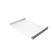 Кликфальц Grand Line 0,45 Drap с пленкой на замках RAL 9003 сигнальный белый