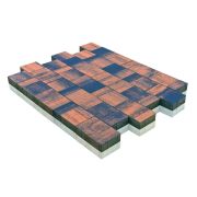 Плитка тротуарная Сити Color Mix Техас h80 300х300