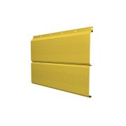 Софит ЭкоБрус с перфорацией 0,345 Grand Line 0,45 PE RAL 1018 цинково-желтый