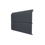 Софит ЭкоБрус с перфорацией 0,345 Grand Line 0,45 Drap RAL 7024 мокрый асфальт