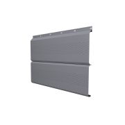 Софит ЭкоБрус с перфорацией 0,345 Grand Line 0,45 Drap с пленкой RAL 7004 сигнальный серый