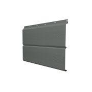 Софит ЭкоБрус с перфорацией 0,345 Grand Line 0,45 PE с пленкой RAL 7005 мышино-серый