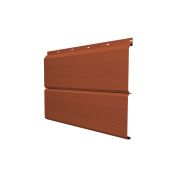 Софит ЭкоБрус с перфорацией 0,345 Grand Line 0,45 PE RAL 8004 терракота