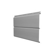Софит ЭкоБрус с перфорацией 0,345 Grand Line 0,5 Satin RAL 9006 бело-алюминиевый