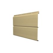 Софит ЭкоБрус с перфорацией 0,345 Grand Line 0,45 PE RAL 1014 слоновая кость