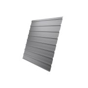 Профнастил С10A Grand Line 0,5 GreenCoat Pural BT, matt RR 21 светло-серый (RAL 7040 серое окно)