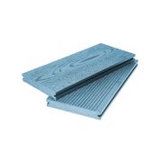 Террасная доска Grand Line 140 мм вельвет и тиснение Массив Синий 4 м (БШТ)