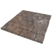 Плитка тротуарная SteinRus Инсбрук Тироль высота 60мм гладкий ColorMix сепия