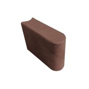 Бордюр шарнирный SteinRus 200мм Моноцвет коричневый полный окрас
