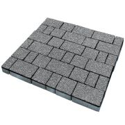 Плитка тротуарная SteinRus Старый город высота 60мм Native серый