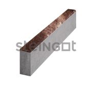 Бордюр садовый Steingot 1000х200х80мм Stein Brown частичный прокрас