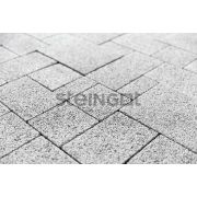 Плитка тротуарная Steingot Плита 600х300х80мм Bianco Nero частичный прокрас