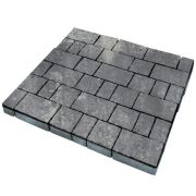 Плитка тротуарная SteinRus Старый город высота 60мм гладкий ColorMix актау