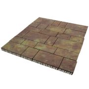 Плитка тротуарная SteinRus Инсбрук Тироль высота 60мм гладкий ColorMix порто