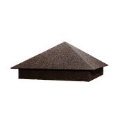 Колпак на столб 900х650мм 0,45 Базальт Шоколад