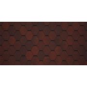 Битумная черепица TEGOLA VENETO amarone 410(красный Амароне)