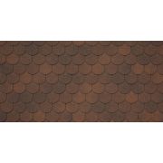 Битумная черепица TEGOLA ASSISI marrone 434 (коричневый)