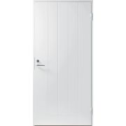 Дверь входная JW Basic B0010 М10х21 с дверной коробкой, белая, правая