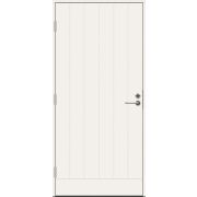 Дверь входная JW ECO Function Barents М10х21 с дверной коробкой, белая, левая