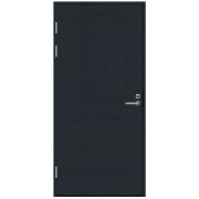 Дверь входная JW Function F2000 М9х21 с дверной коробкой, темно-серая, левая