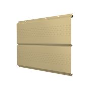 Софит ЭкоБрус new c перфорацией 0,45 PE RAL 1014 слоновая кость