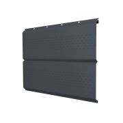 Софит ЭкоБрус new без перфорации 0,45 Drap RAL 7024 мокрый асфальт