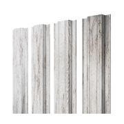 Штакетник Прямоугольный 0,45 Print Elite Snow Wood TwinColor