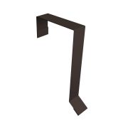 Планка торцевая кровельная фальц 65х97 0,45 PE с пленкой RR 32 темно-коричневый