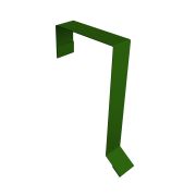 Планка торцевая кровельная фальц 65х97 0,45 PE с пленкой RAL 6002 лиственно-зеленый