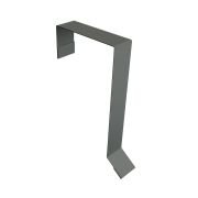 Планка торцевая кровельная фальц 65х97 0,45 PE с пленкой RAL 7005 мышино-серый