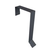 Планка торцевая кровельная фальц Grand Line 65х97 0,5 GreenCoat Pural BT с пленкой RR 23 темно-серый (RAL 7024 мокрый асфальт)