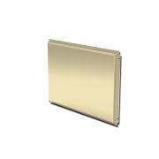 Кассета фасадная прямая открытого типа 0,7 c порошковым покрытием RAL 1015 светлая слоновая кость