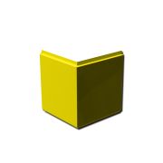 Кассета фасадная угловая открытого типа с порошковым покрытием, 1,2 мм RAL 1018 цинково-желтый