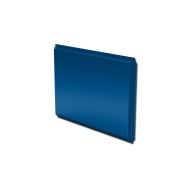 Кассета фасадная прямая открытого типа с порошковым покрытием, 1,2 мм RAL 5005 сигнальный синий