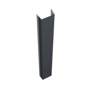 Крепежная планка верхняя Texas 0,5 Satin Matt RAL 7024 мокрый асфальт