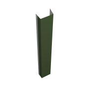 Крепежная планка верхняя Texas 0,5 GreenCoat Pural BT RR 11 темно-зеленый (RAL 6020 хромовая зелень)